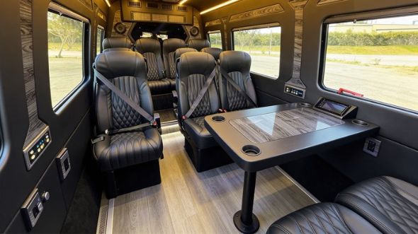dearborn 12 passenger sprinter van interior