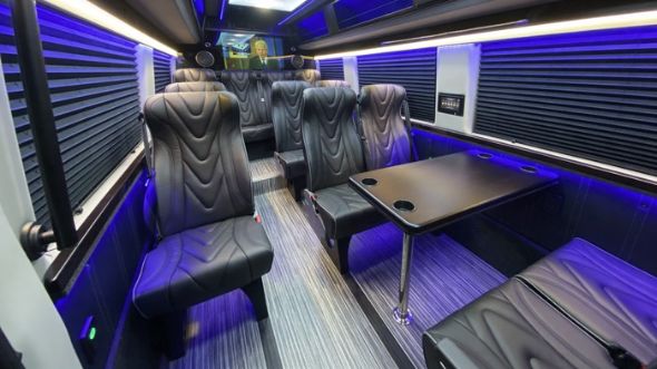 dearborn 18 passenger sprinter van interior