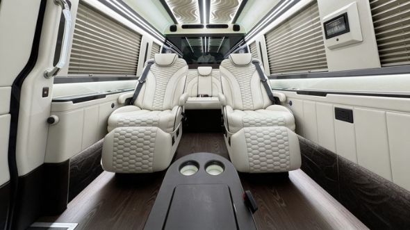 dearborn 8 passenger sprinter van interior