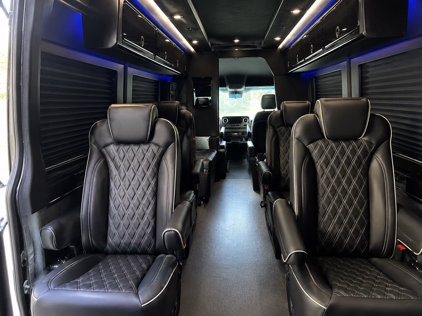 20 passenger sprinter van inside