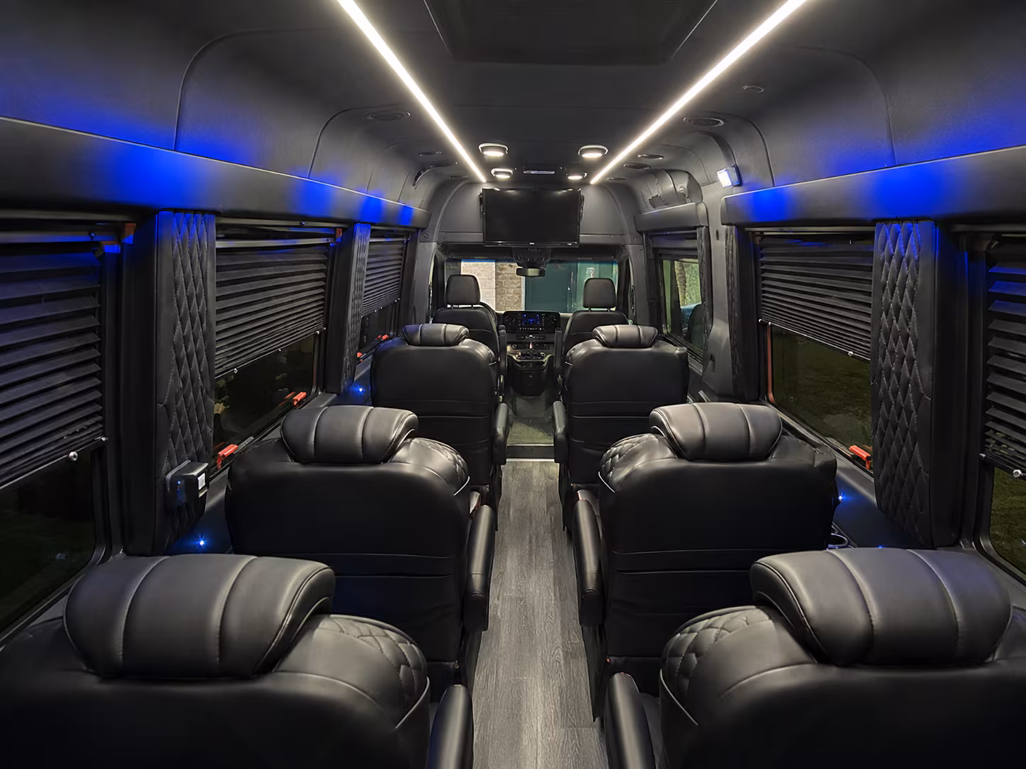 dearborn 15 passenger sprinter van inside