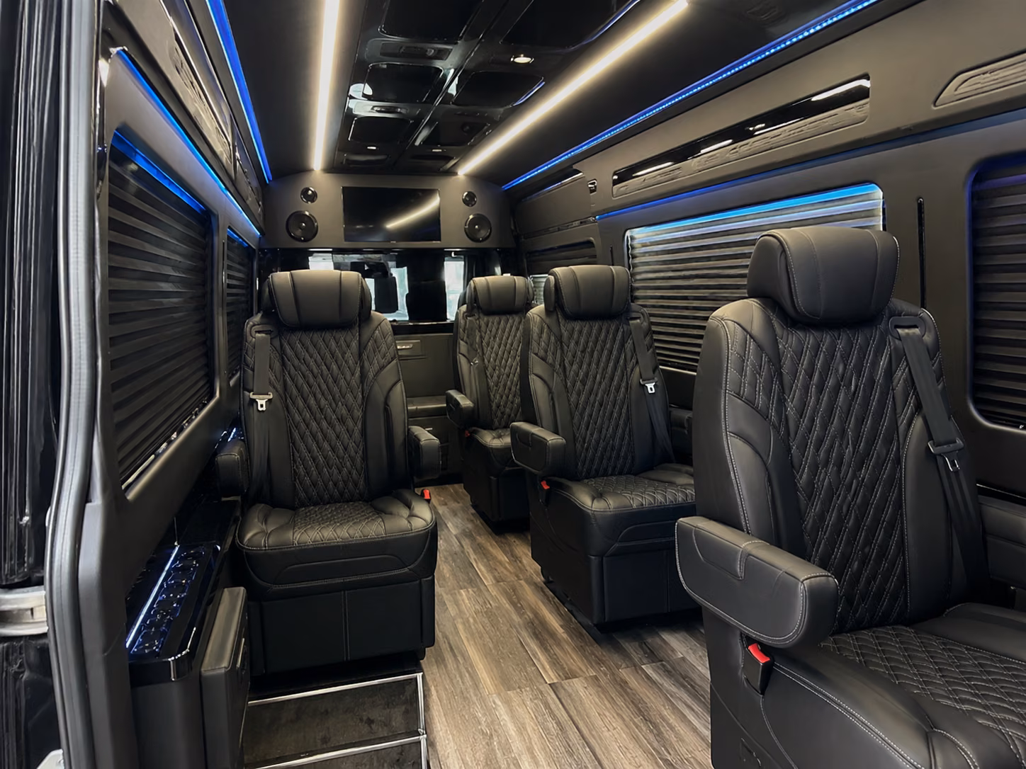 dearborn 18 passenger sprinter van inside