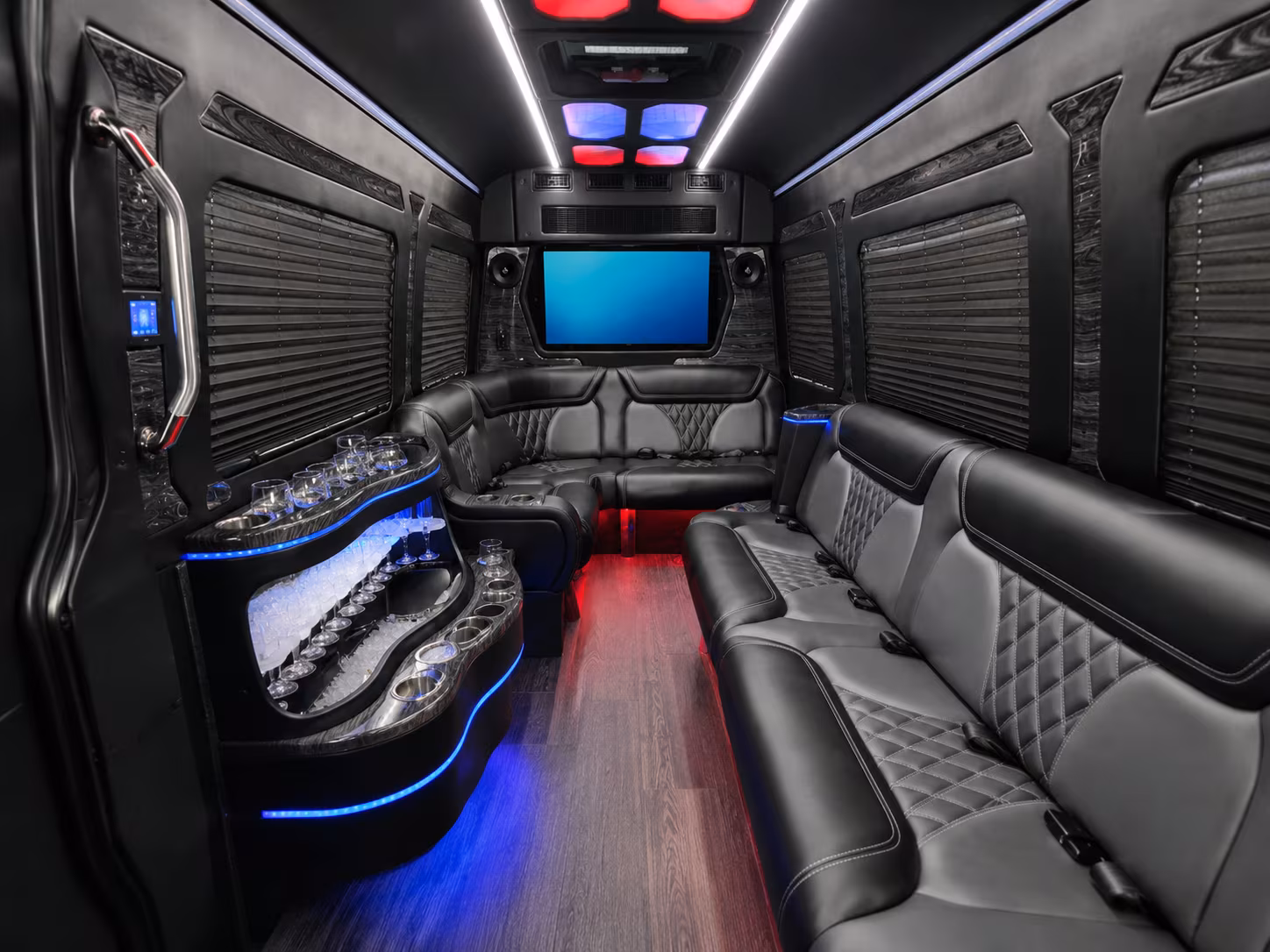 dearborn sprinter limousine inside